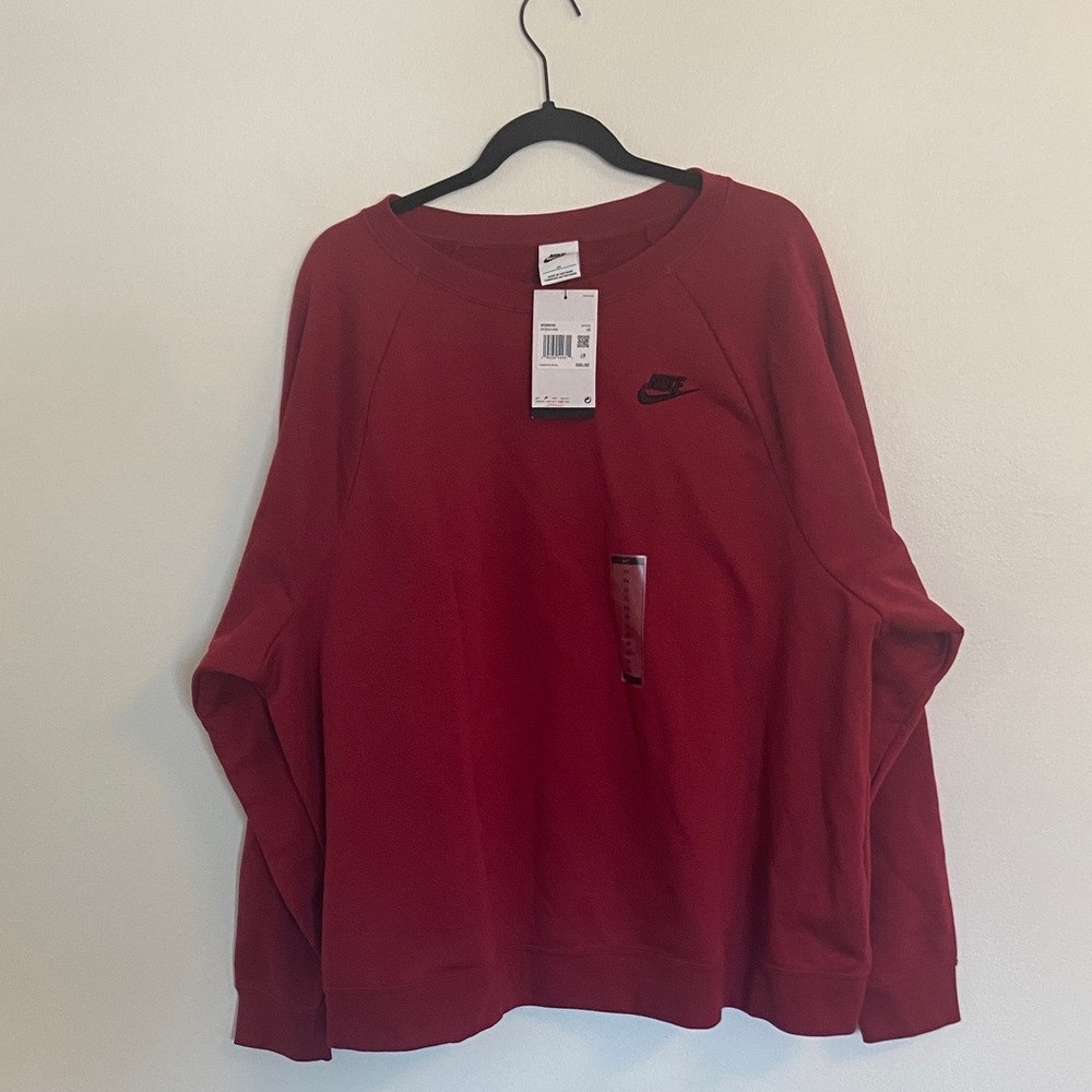 Nike Crimson Crewneck Sweatshirt